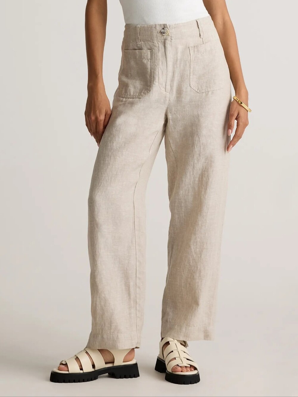 Quince Relaxed Wide Leg Linen Pants 2
